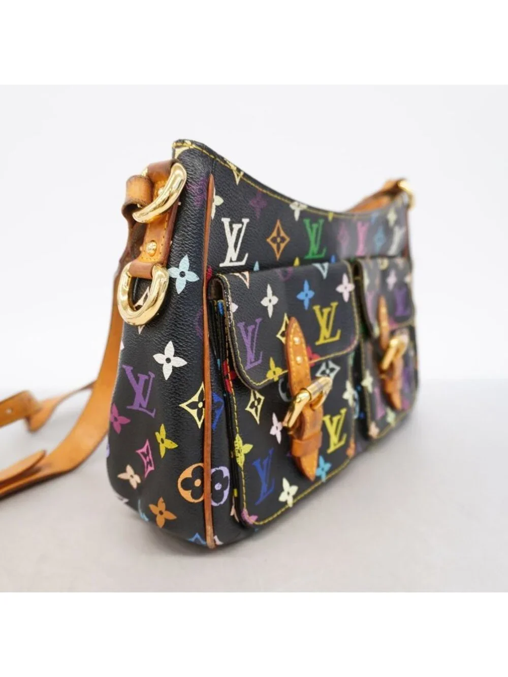 Louis Vuitton Shoulder Bag Monogram Multicolor Lodge GM Noir